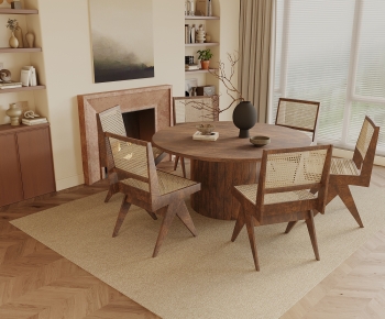 Modern Dining Table And Chairs-ID:110529909