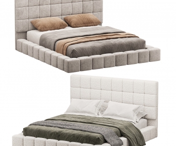 Modern Double Bed-ID:686229944