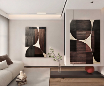 Modern A Living Room-ID:666692977