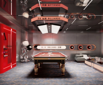 Modern Billiard Room-ID:389971975