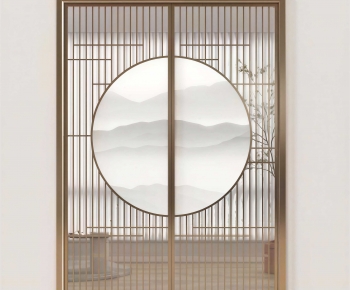 New Chinese Style Door-ID:709522013