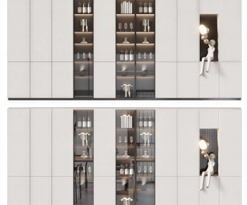 Modern Wine Cabinet-ID:342062008