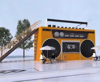 Modern Appearance Of Commercial Building-ID:829772004