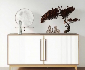 New Chinese Style Entrance Cabinet-ID:925317053