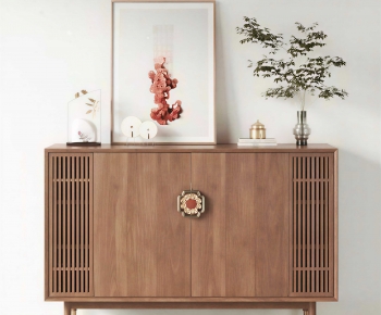 New Chinese Style Side Cabinet-ID:530360944