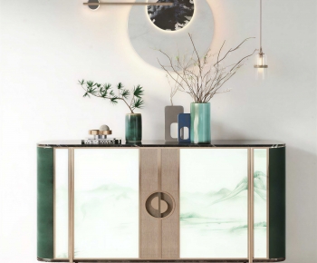 New Chinese Style Side Cabinet-ID:419985067