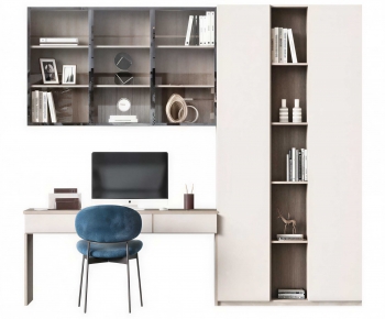 Modern Computer Desk And Chair-ID:470160018