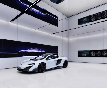 Modern Exhibition Hall-ID:467662106