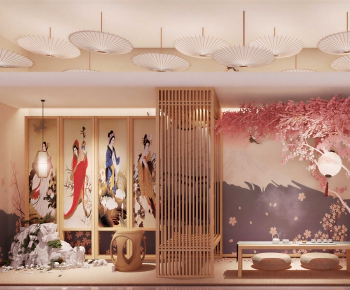 New Chinese Style Teahouse Tea House-ID:552658085