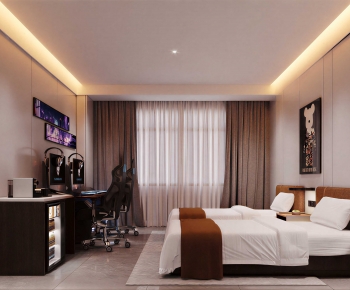 Modern Guest Room-ID:729077104