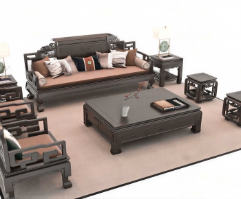 New Chinese Style Sofa Combination-ID:941411971