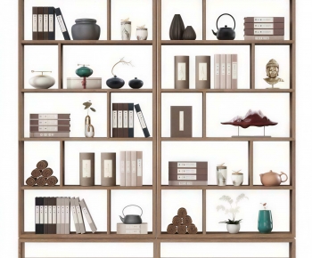 New Chinese Style Bookcase-ID:253622065