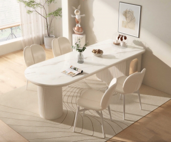 Modern Dining Table And Chairs-ID:479104042