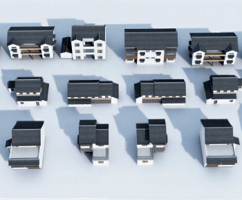 New Chinese Style Residential Building-ID:987900979