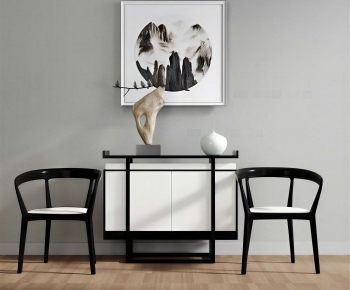 New Chinese Style Side Cabinet-ID:369529012