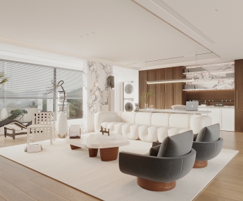 Modern A Living Room-ID:668643954