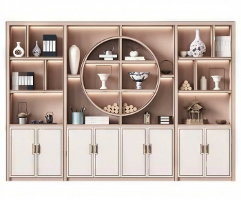 New Chinese Style Bookcase-ID:755549919