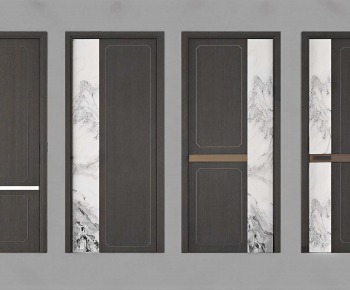 New Chinese Style Single Door-ID:104429016