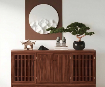 New Chinese Style Side Cabinet-ID:274847038