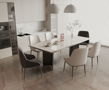 Modern Dining Table And Chairs-ID:106240038