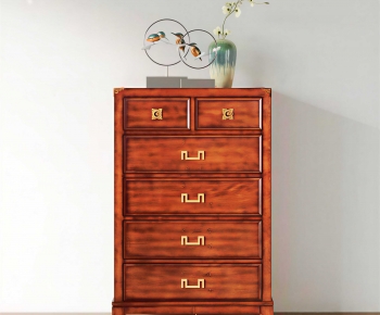New Chinese Style Entrance Cabinet-ID:941450612