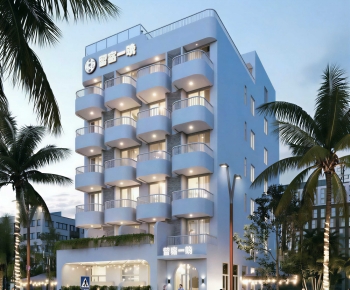 Modern Appearance Of Commercial Building-ID:646953113