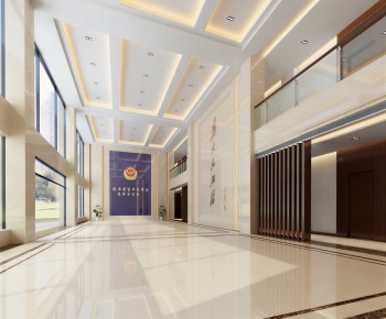 Modern Office Reception Desk-ID:666516078