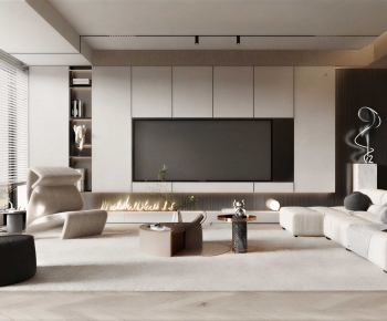 Modern A Living Room-ID:494771963