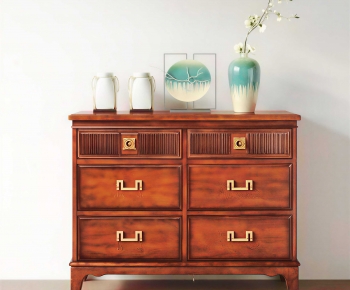 New Chinese Style Entrance Cabinet-ID:719943055