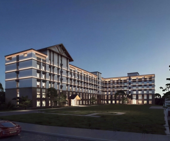 Modern Appearance Of Commercial Building-ID:827054029