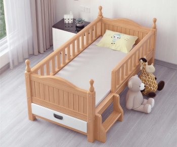 Modern Child's Bed-ID:236120255