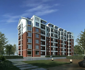 Modern Residential Building-ID:688441046