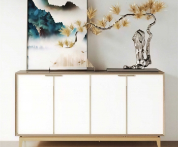 New Chinese Style Entrance Cabinet-ID:279684073