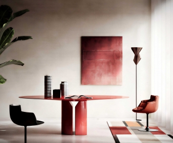 Modern Dining Table And Chairs-ID:646576884