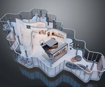 Modern Exhibition Hall-ID:238580769