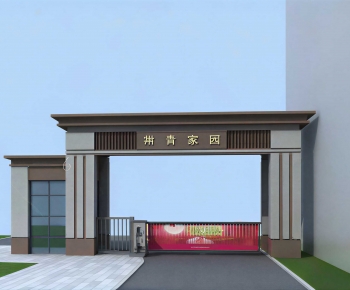 Modern Facade Element-ID:400913955