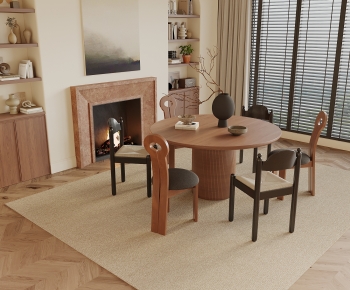 Modern Dining Table And Chairs-ID:965291026
