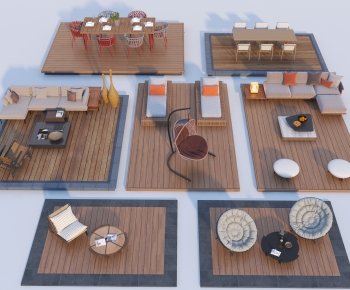 Modern Outdoor Tables And Chairs-ID:750091081