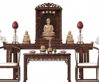 New Chinese Style Buddhist Niche-ID:573820113