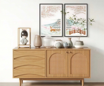 Japanese Style Entrance Cabinet-ID:913994073