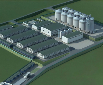 Modern Architectural Bird's-eye View Planning-ID:859083895