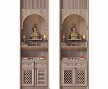 New Chinese Style Buddhist Niche-ID:843410523