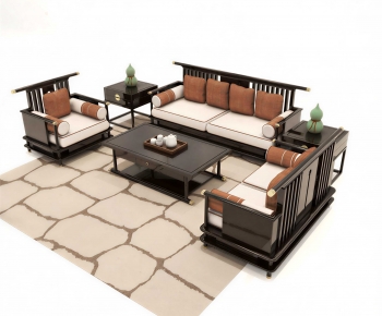 New Chinese Style Sofa Combination-ID:647027027