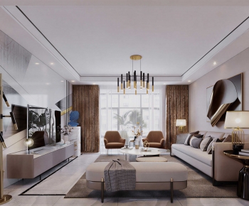 Modern A Living Room-ID:807569033