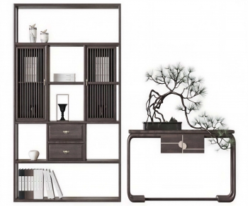 New Chinese Style Bookcase-ID:247863051