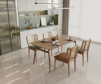 Modern Dining Table And Chairs-ID:118855009