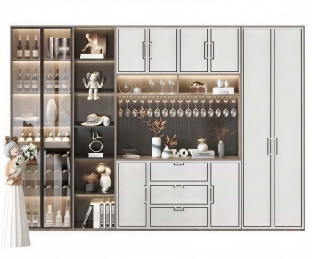 New Chinese Style Wine Cabinet-ID:899710749