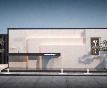 New Chinese Style Rockery Waterscape-ID:420550119