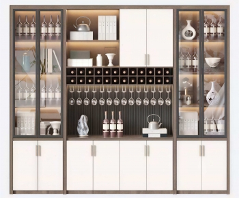 New Chinese Style Wine Cabinet-ID:758896112