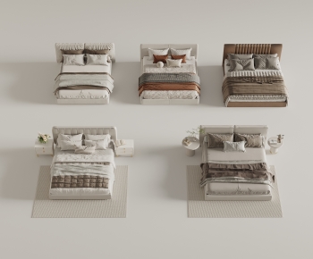 Modern Double Bed-ID:485754015